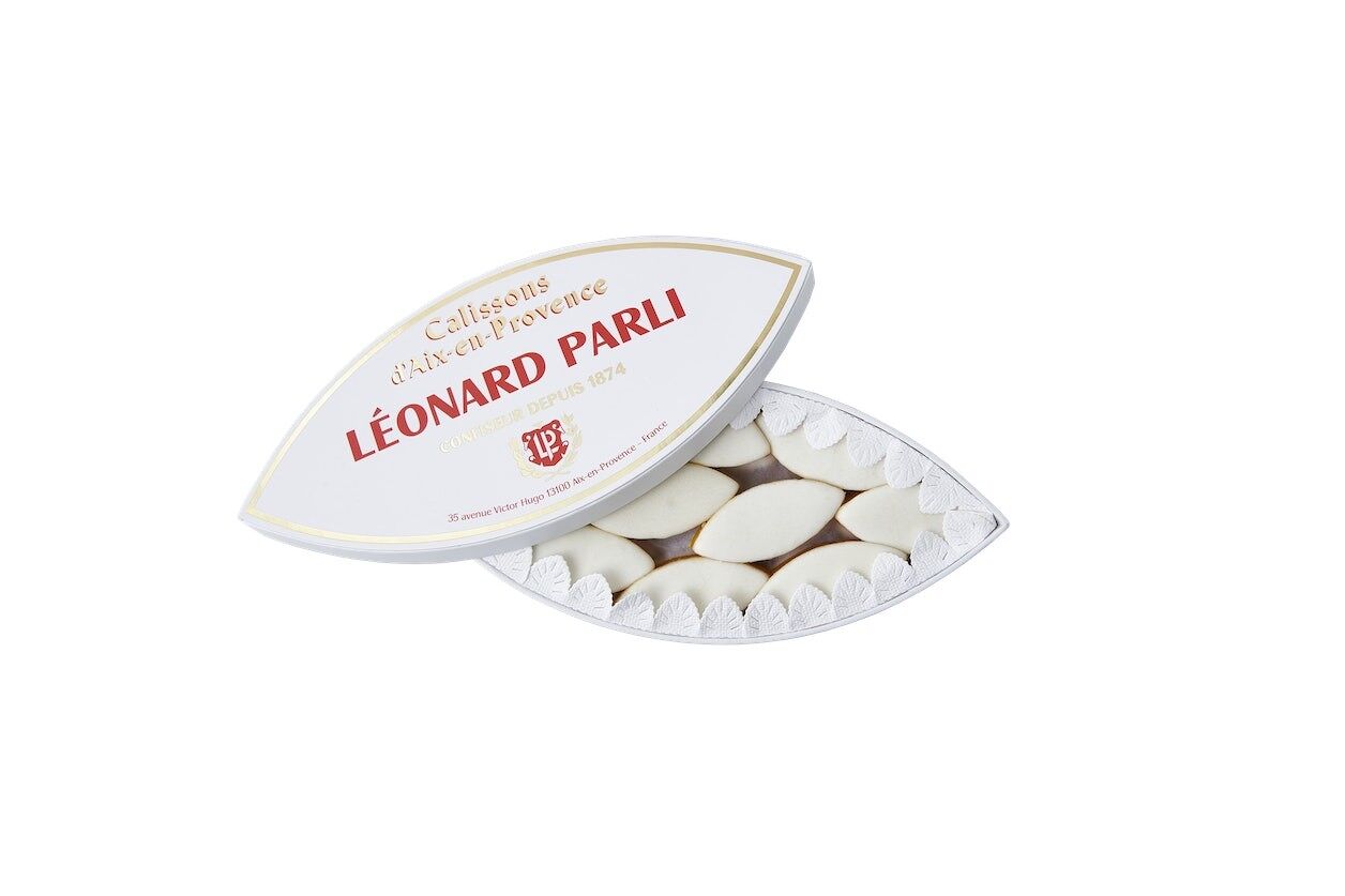 Boite traditionnelle 950 g Léonard Parli (80 calissons)