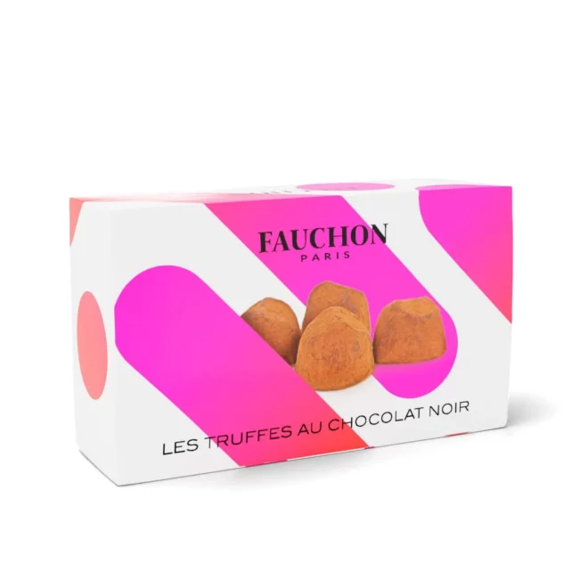 Truffes au chocolat noir