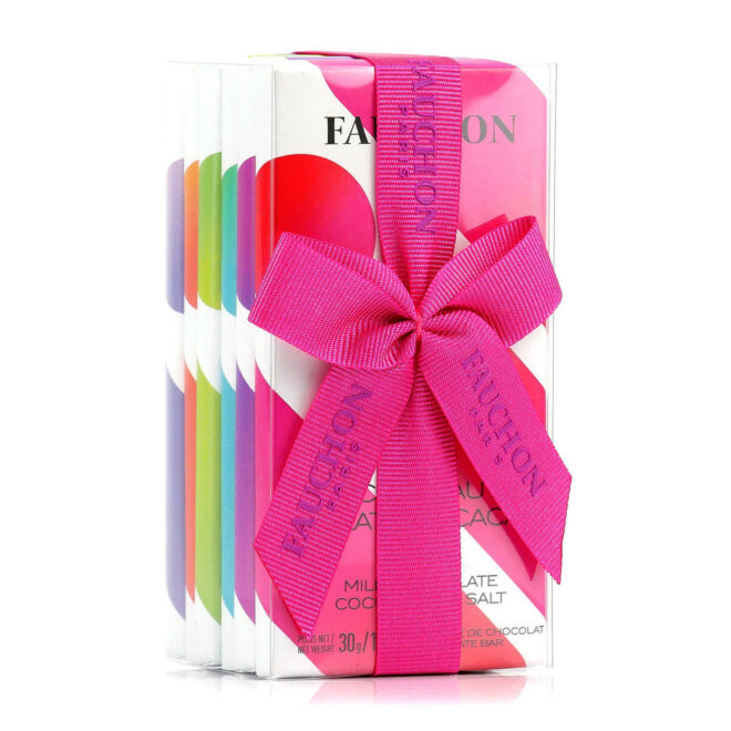 Assortiment de 6 mini-tablettes de chocolat Fauchon