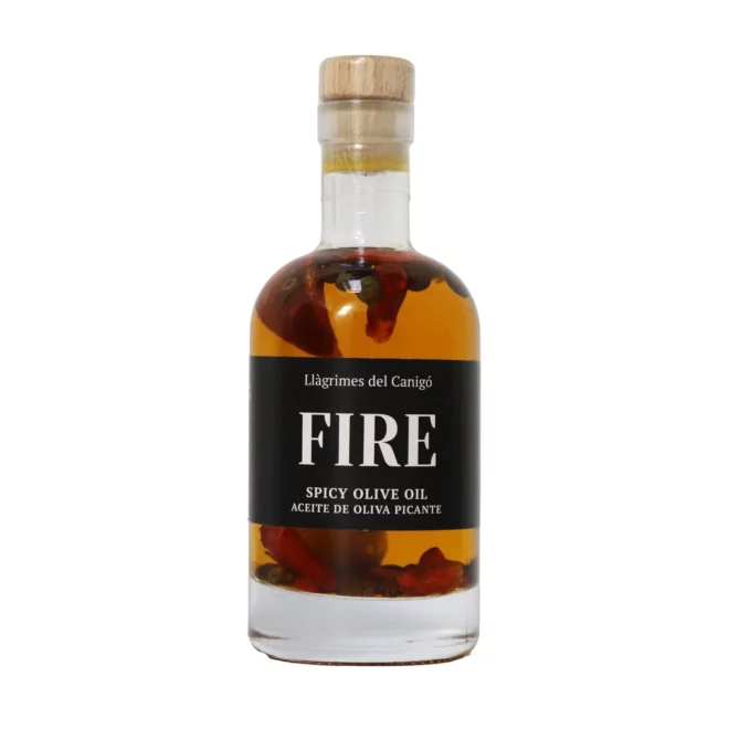 HUILE D'OLIVE PIQUANTE FIRE — Llagrimes del canigo