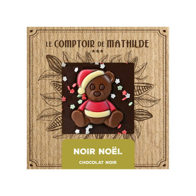 Noël - Tablette Chocolat Noir - 80g