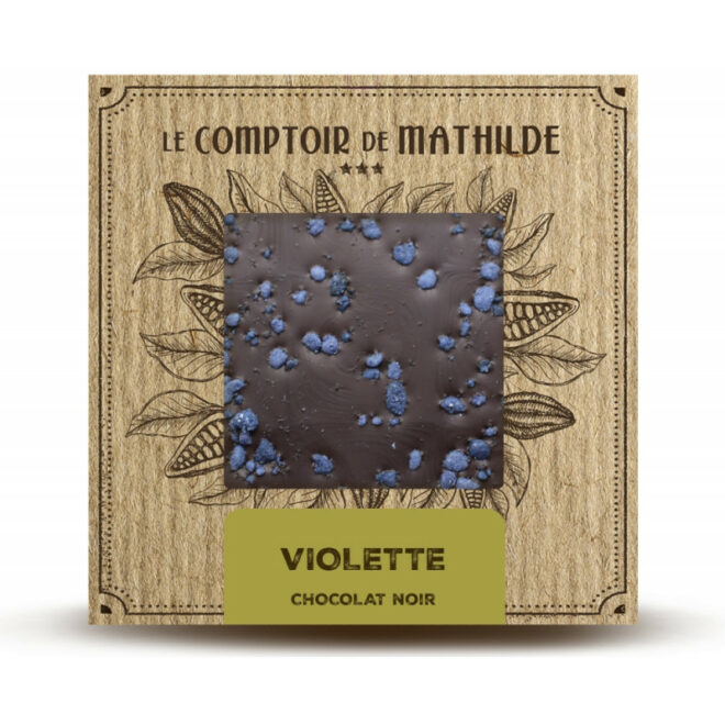 Violette - Tablette Chocolat Noir - 80g