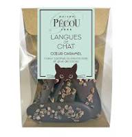 Maison Pecou - LANGUES DE CHAT CŒUR CARAMEL